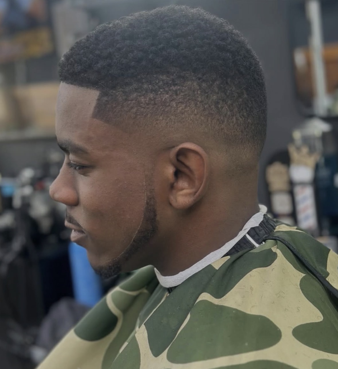 Clean beard trim and line-up by Shaddai Barbershop in Dunnellon, FL